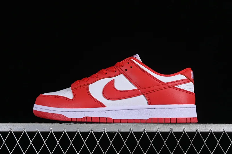 All Categories Nk SB Dunk Series Nk SB Dunk Low Low-top Sneakers Nk Dunk Low SB "University Red" White and Red Dunk Series First Layer Low-top Casual Sports Skateboard Shoes CU1727-100